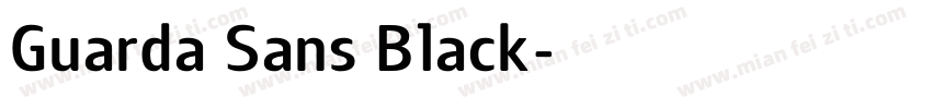 Guarda Sans Black字体转换